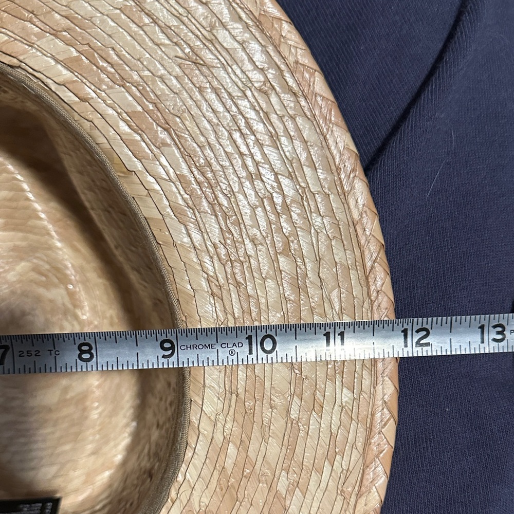 NWT Women’s Tan Straw Fedora Hat - Picture 8 of 8